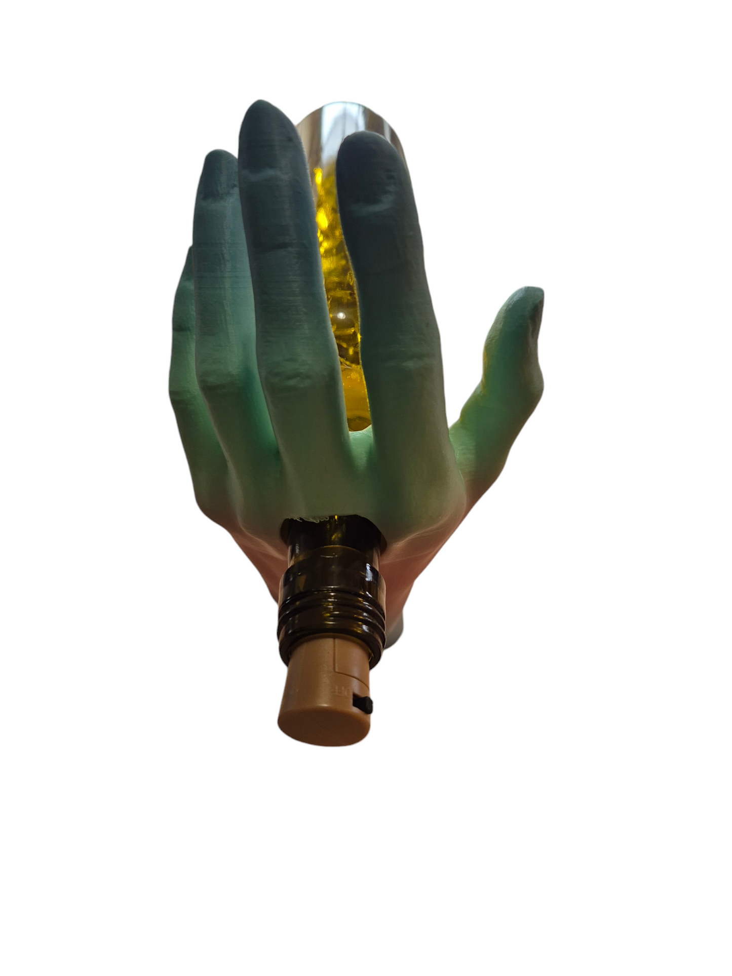 Wine bottle arm