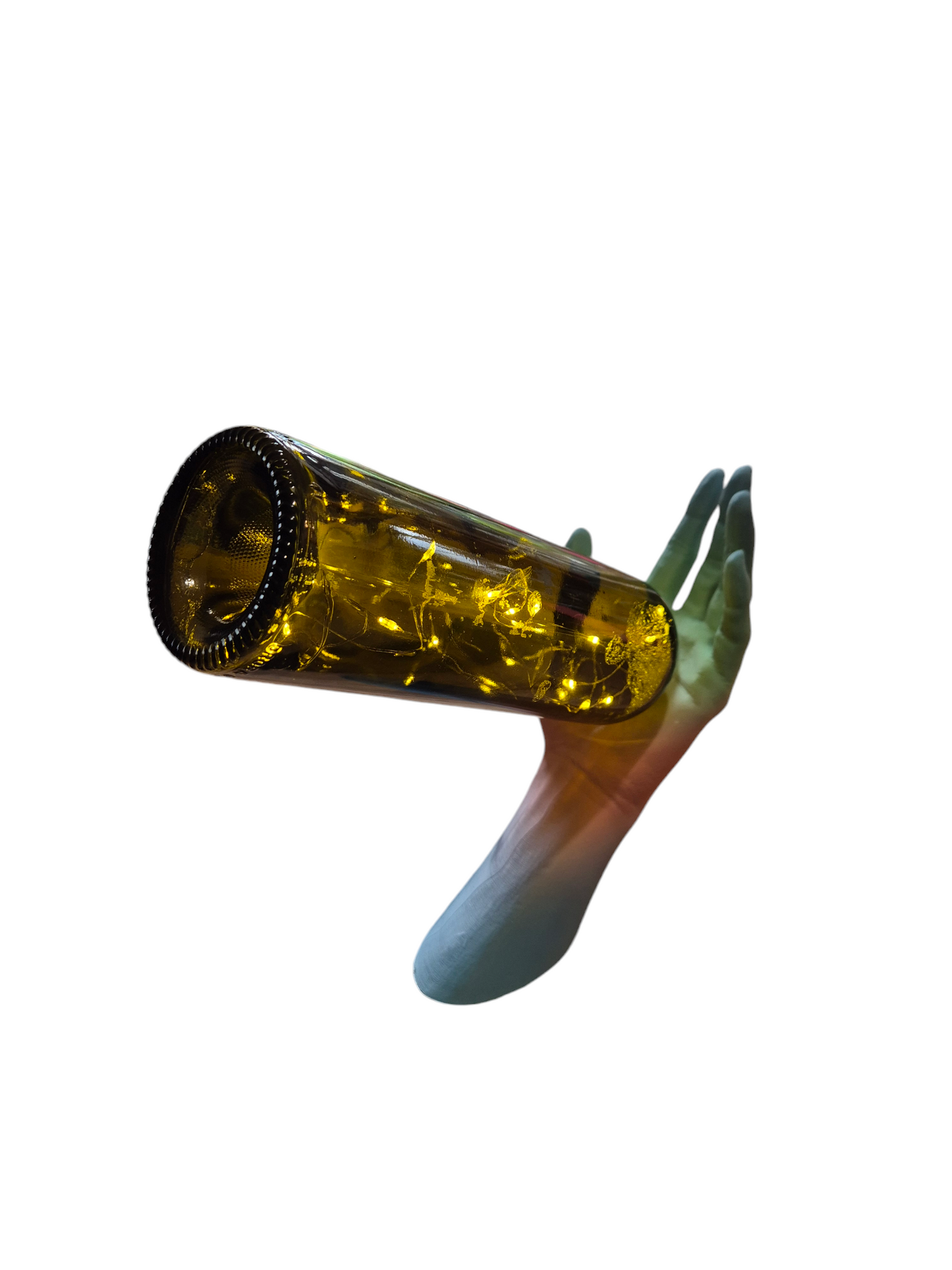 Wine bottle arm
