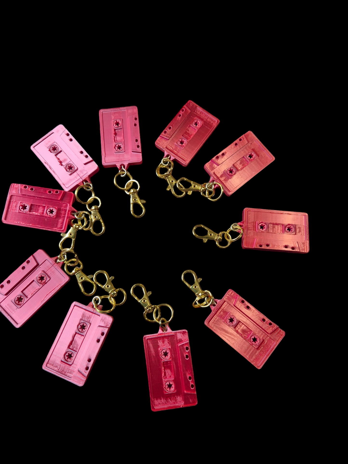 Keychain retro cassettes