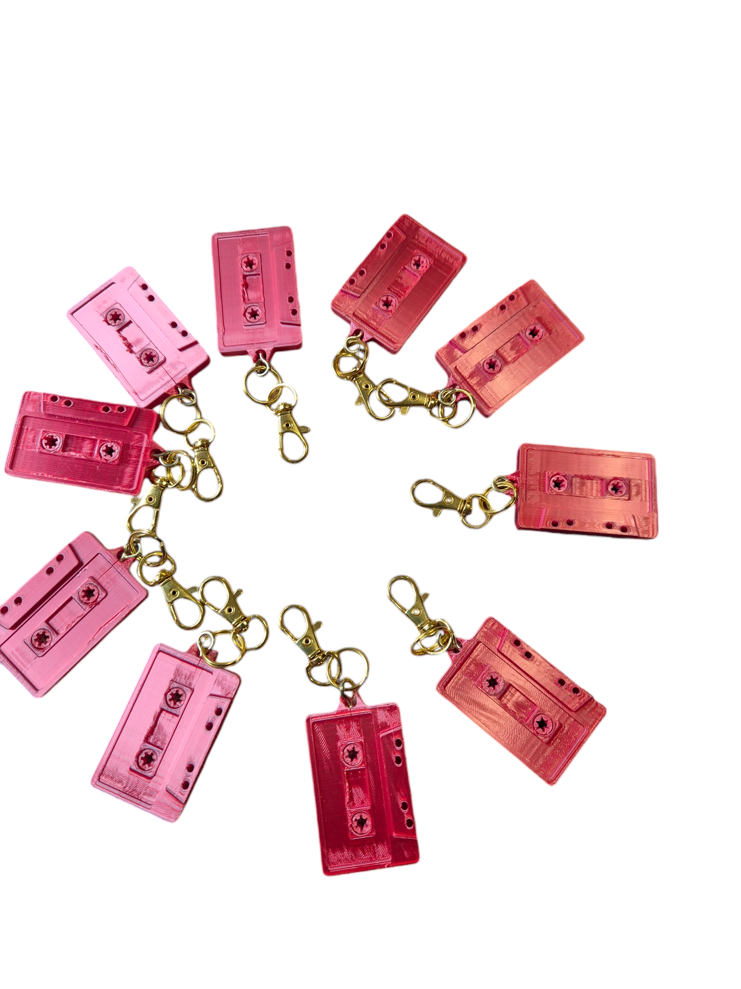 Keychain retro cassettes