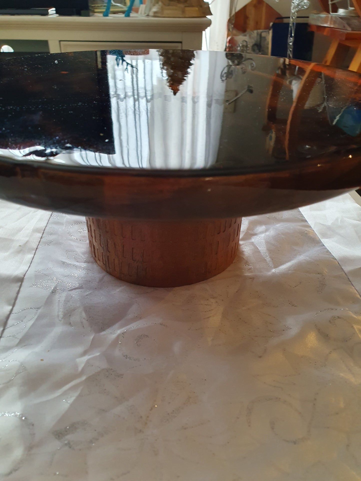 Mushroom cake stand