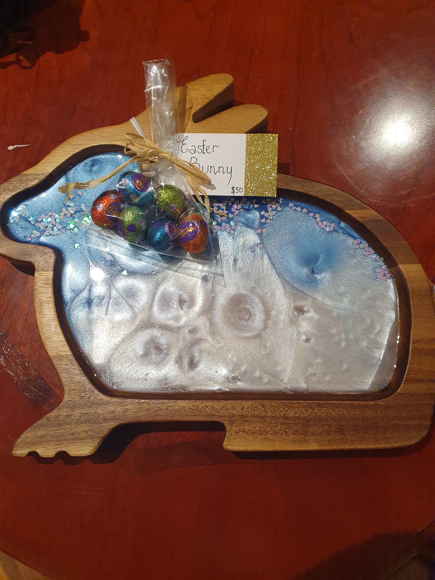 Easter bunny serving boards