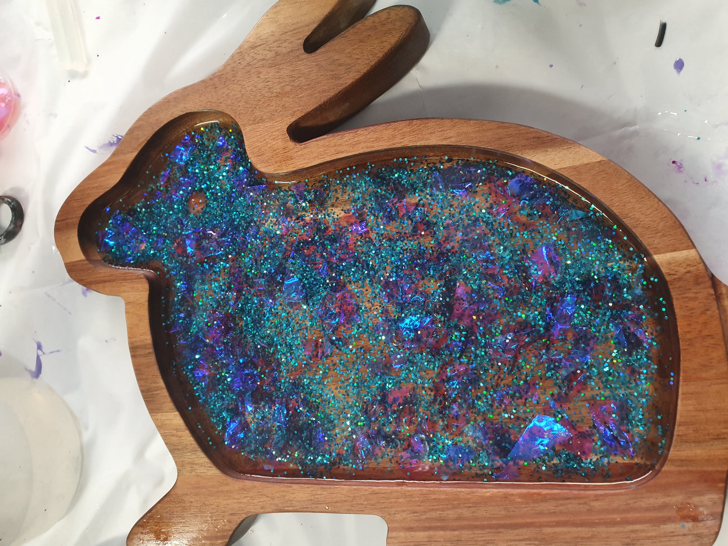 Easter bunny serving boards