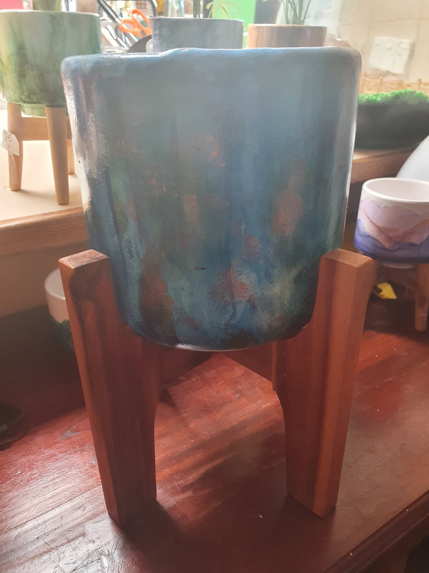 Planter with stand