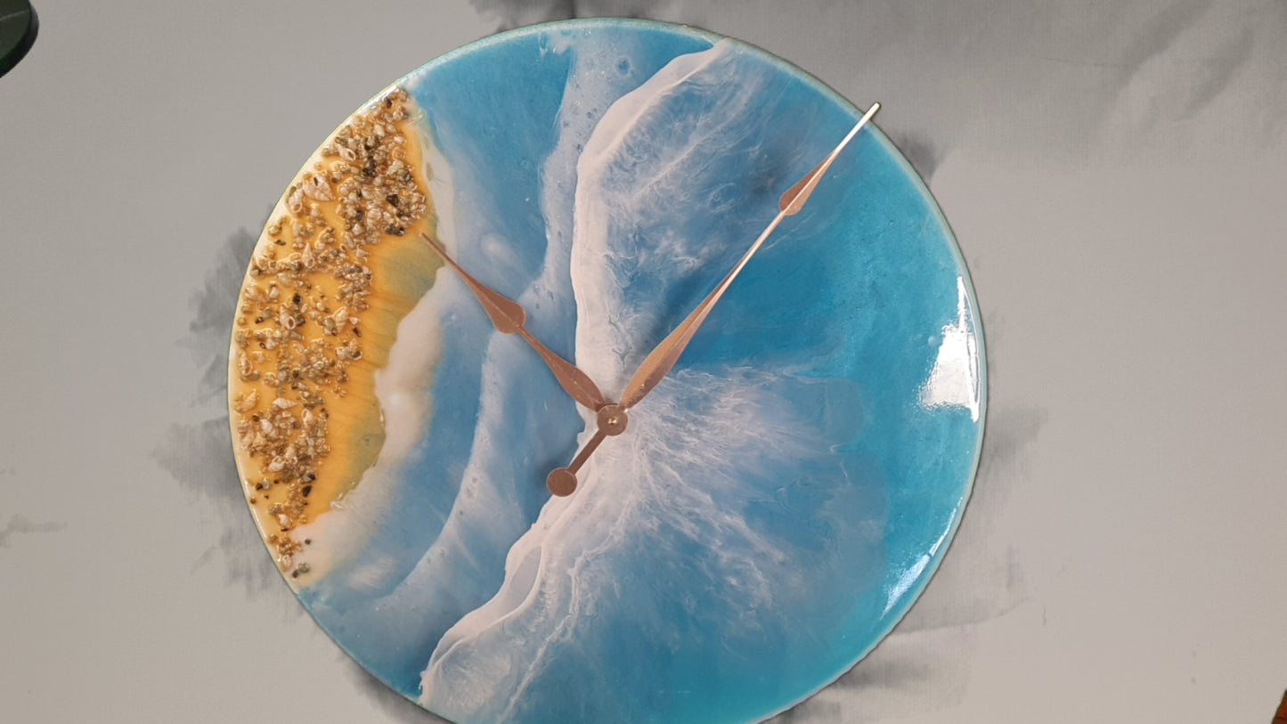 Huge 600mm Ocean Clock with Bronze Hands