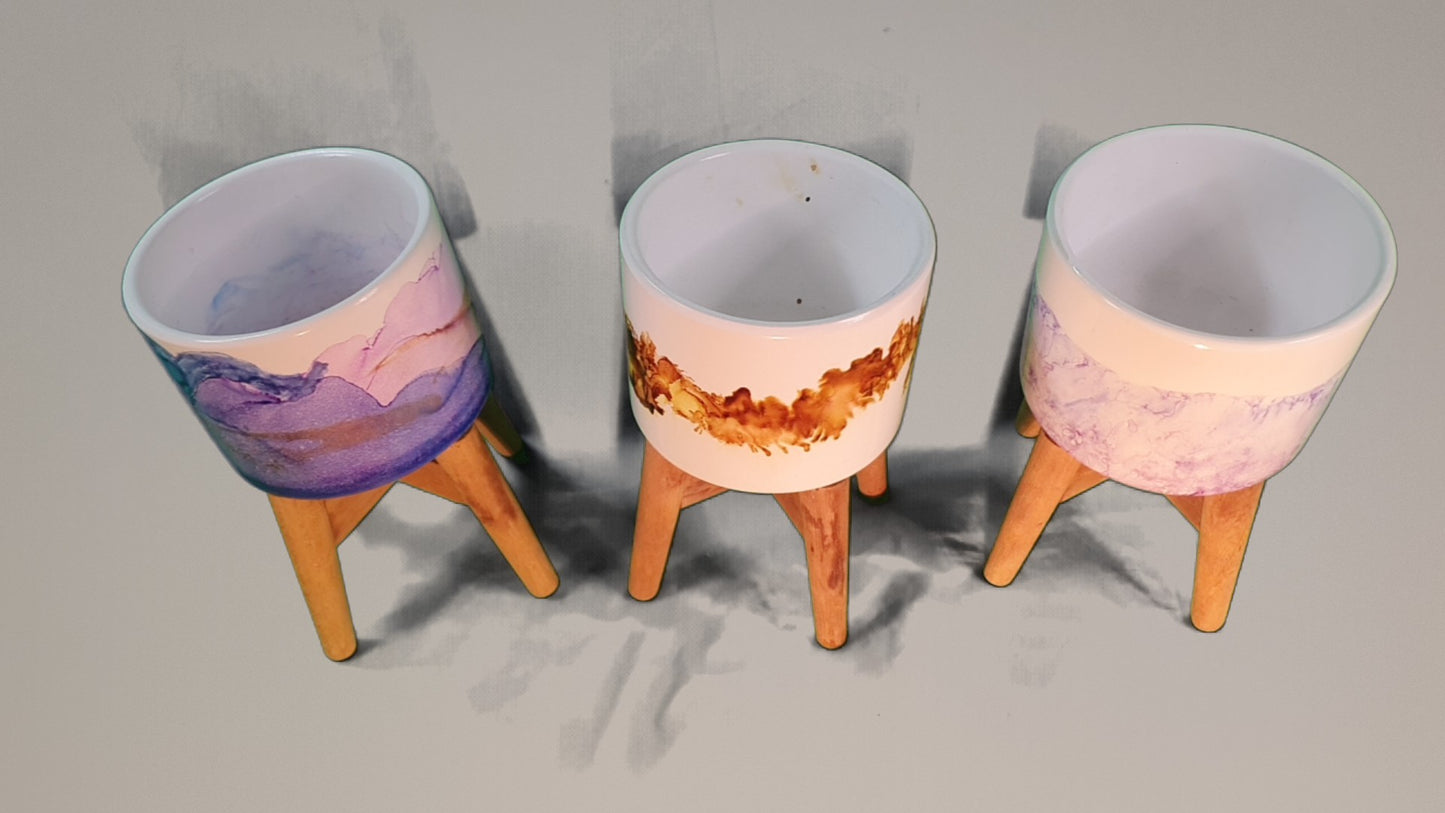 Planter with stand