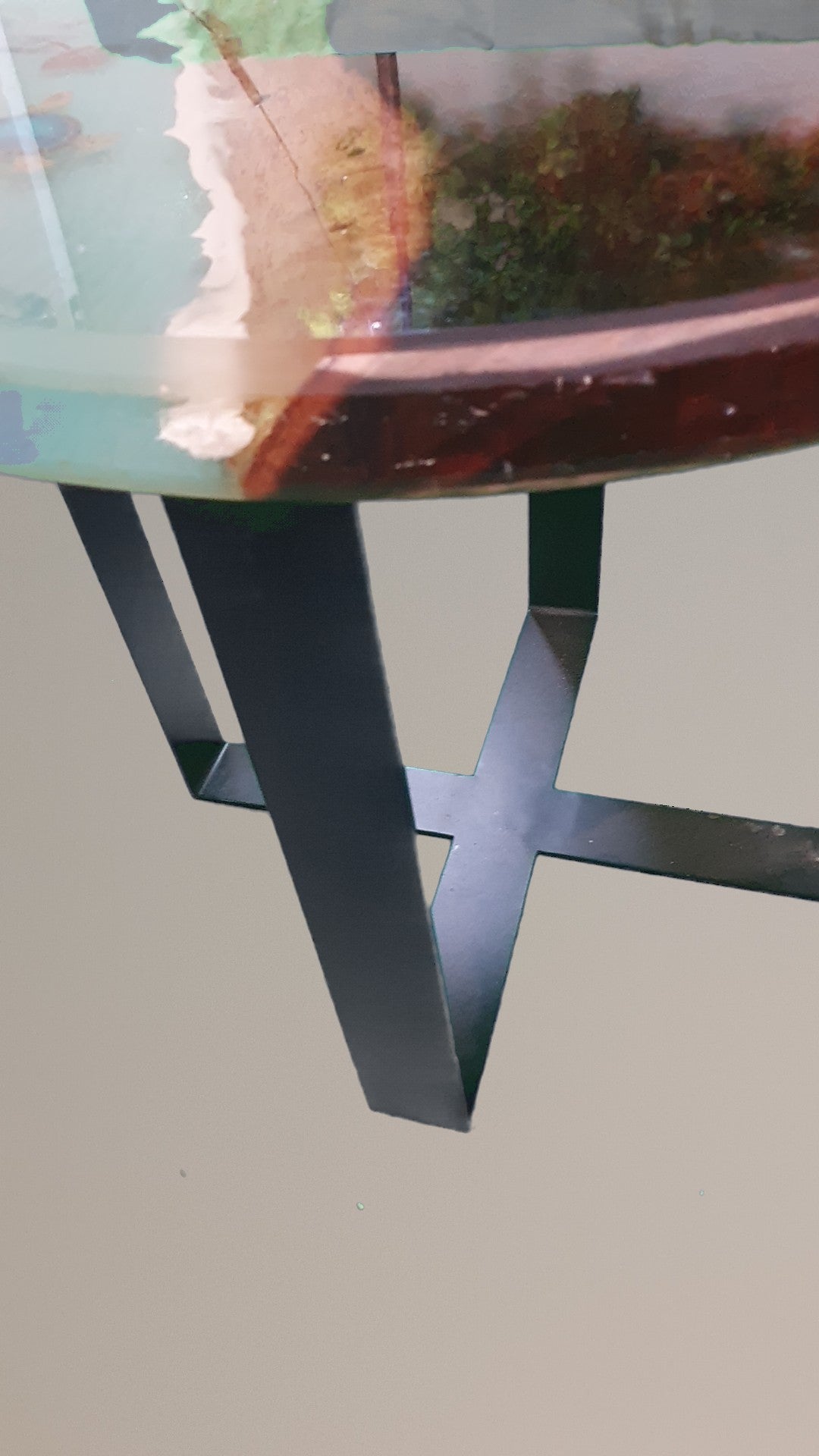 Resin River coffee table