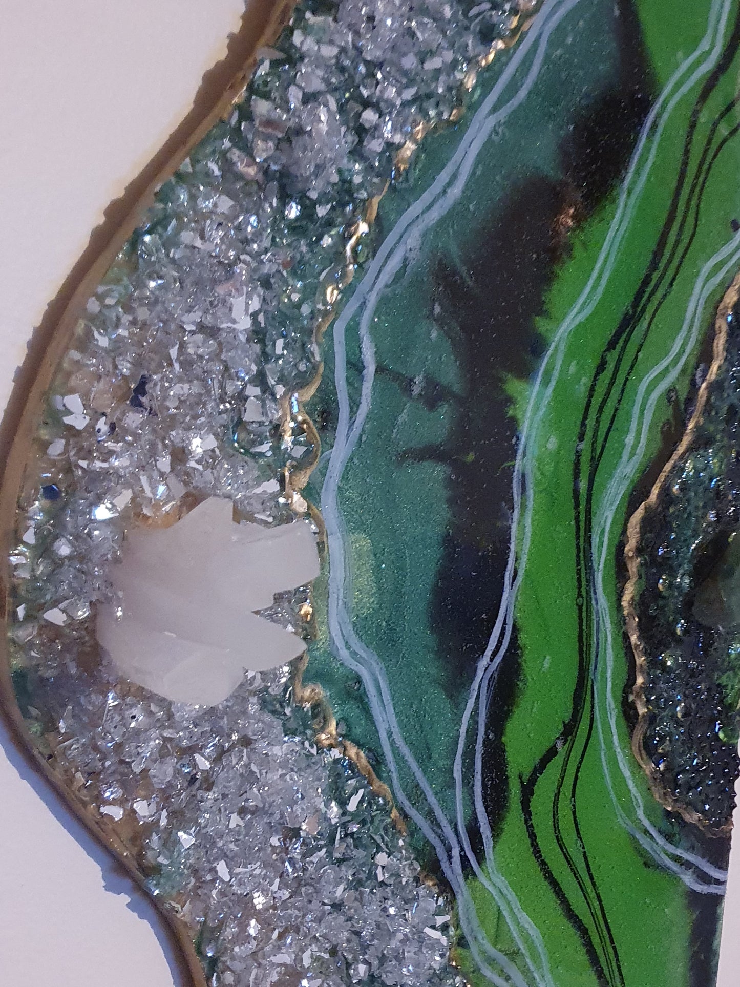 Geode Art-Green