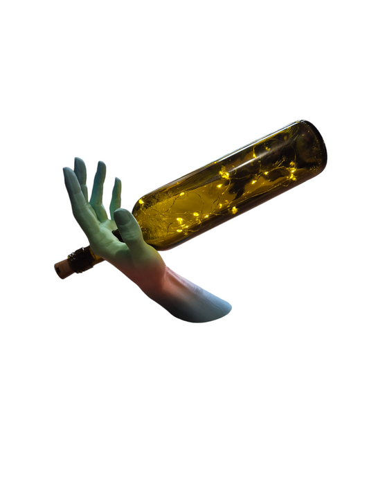 Wine bottle arm