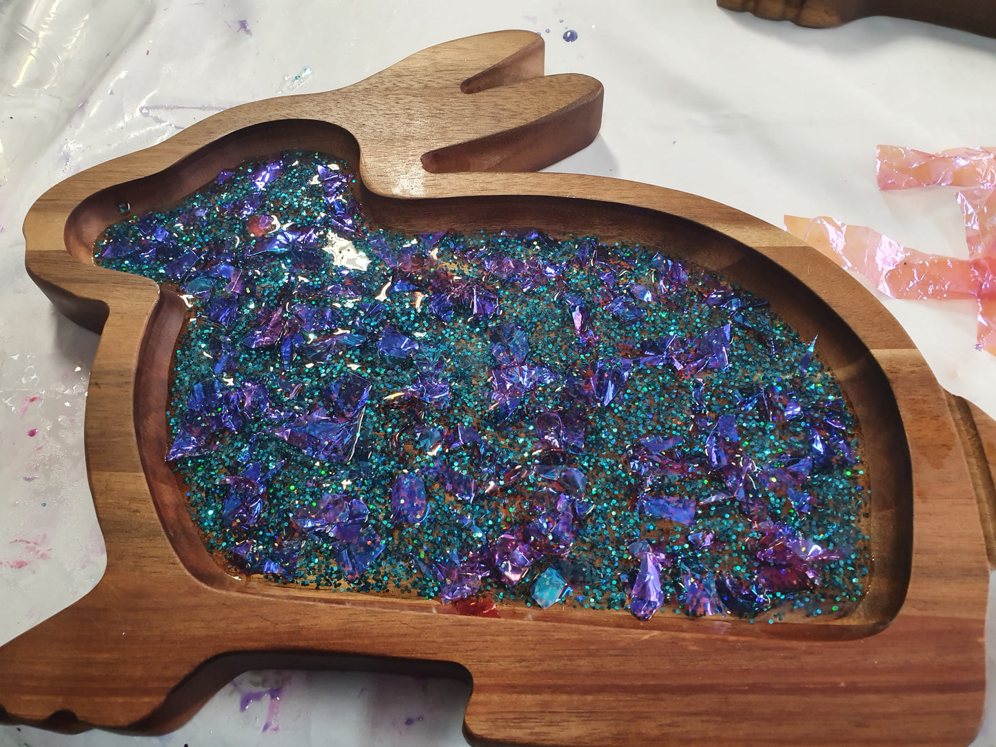 Easter bunny serving boards