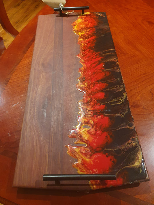 Large flame board