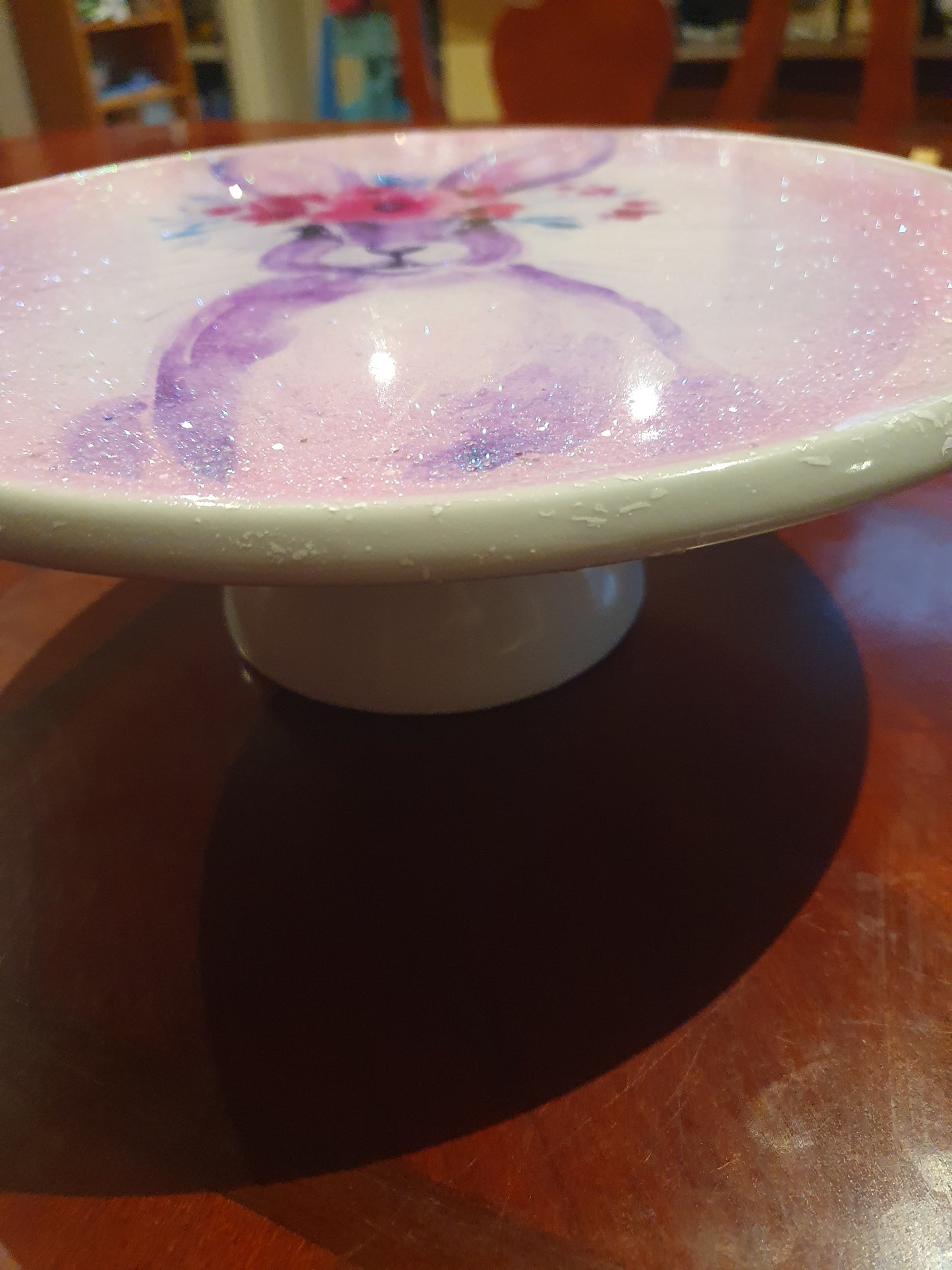 Bunny cake  serving  stand