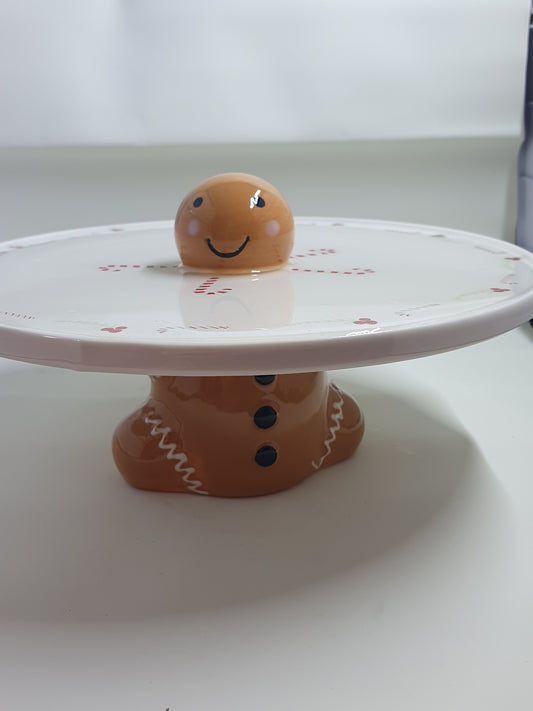 Christmas Gingerbread Cake Stand